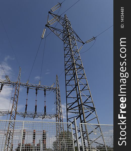 Electrical tower near the place where i live