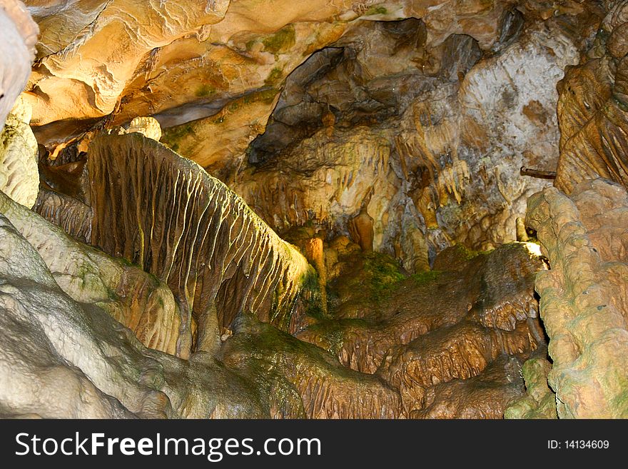 Resava cave interior, Despotovac, Central Serbia