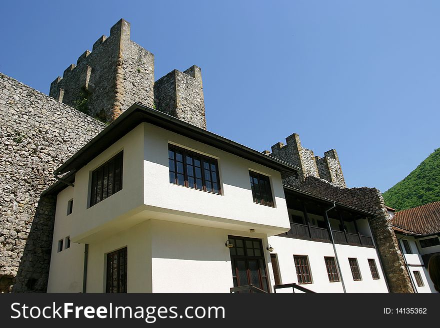 Monastery Manasija, XV century Despotovac city Serbia. Monastery Manasija, XV century Despotovac city Serbia