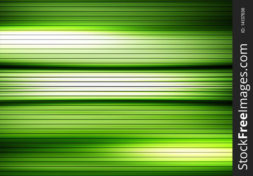 Green dynamic lines with light effects, Empty background to insert text or design