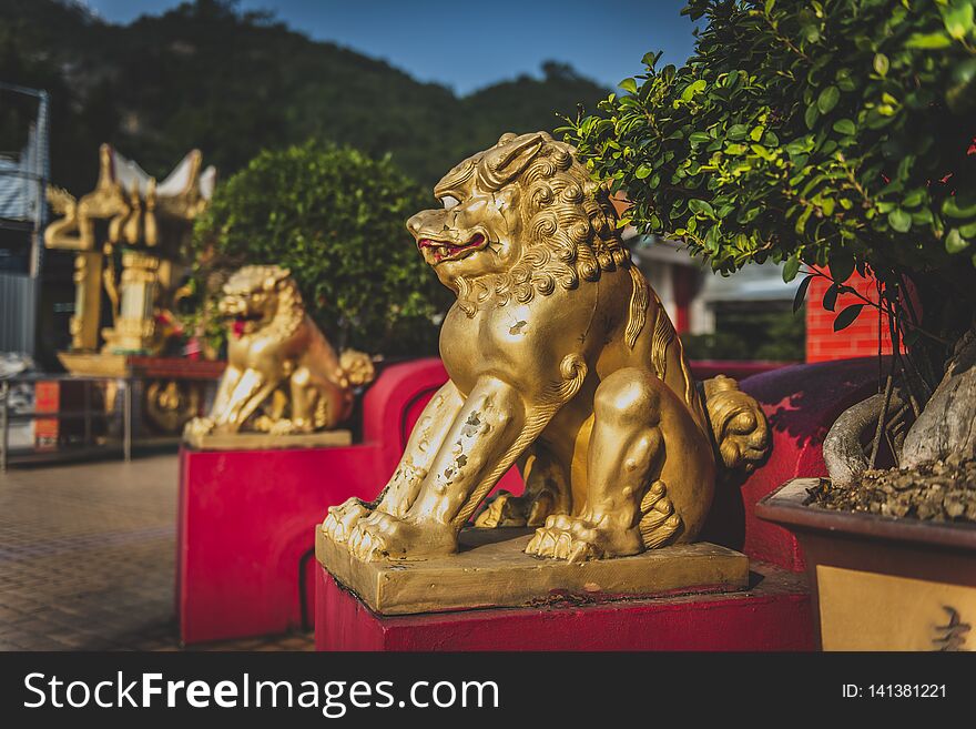 Ten Thousand Buddhas Monastery Man Fat Sze in Hong Kong. Ten Thousand Buddhas Monastery Man Fat Sze in Hong Kong