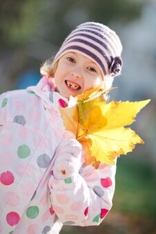 Young Girl Showing Missing Teeth - Spring Sunny Day Royalty Free Stock Photo