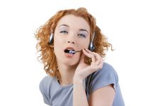 Call Center Royalty Free Stock Photography Call Center Royalty Free Stock Photography