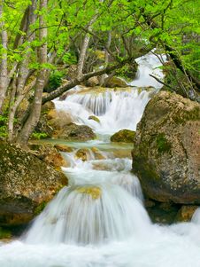 Waterfall Flow Royalty Free Stock Photos Waterfall Flow Royalty Free Stock Photos