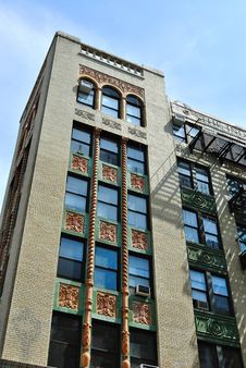 Ornate Prewar Building Stock Photo