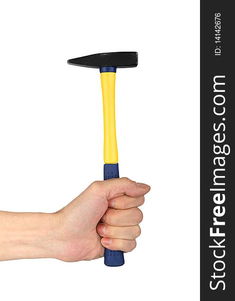 Man S Hand With  Hand Hammer