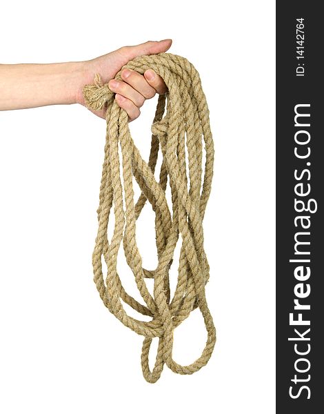 Hand hold rope