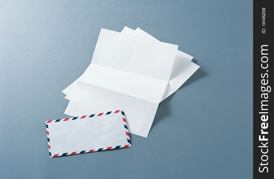 Air Mail With Paper Sheets