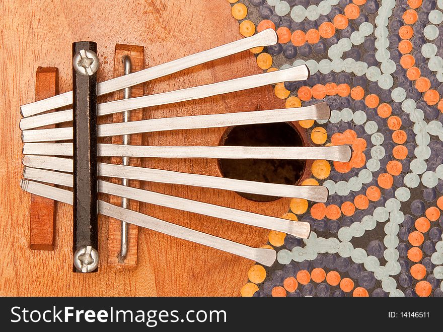 Traditional african musical instrument kalimba