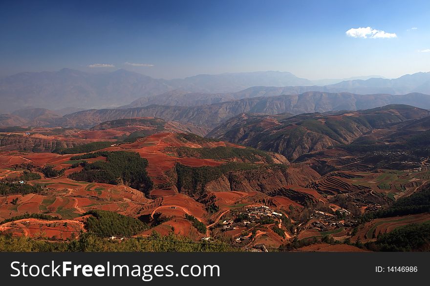 Special geomorphology in the west of China