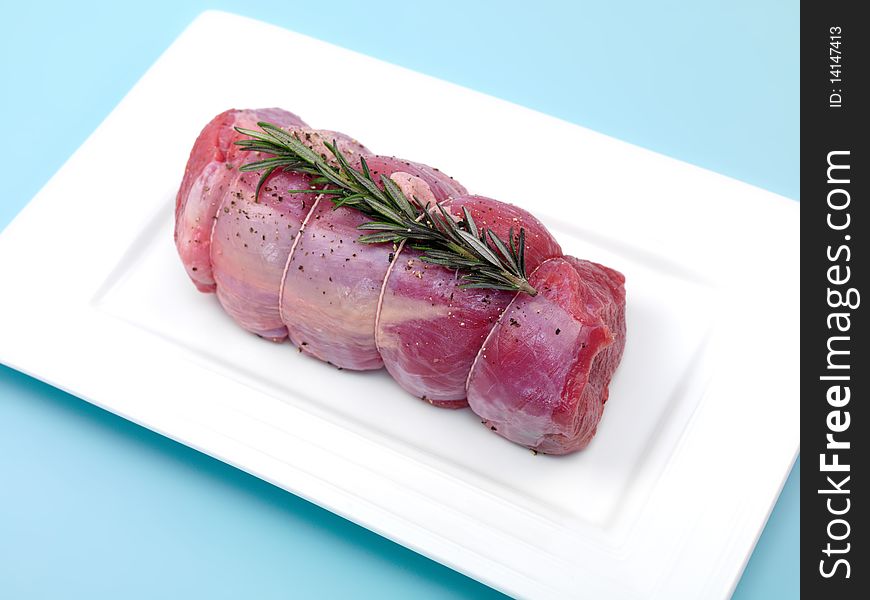 Raw Roast Veal