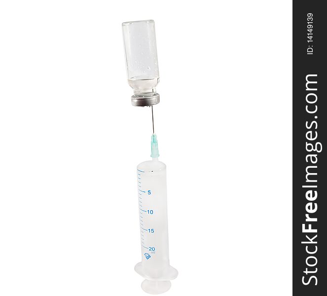 Medical Syringe With A Vaccine