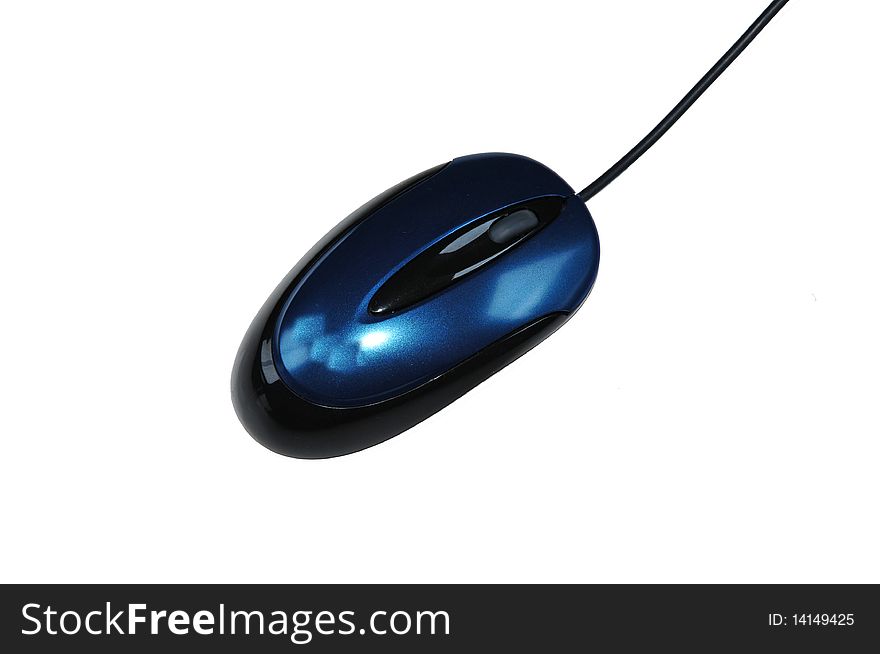 Computer optical mouse on the table