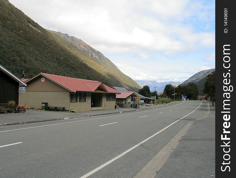 A roadside motel