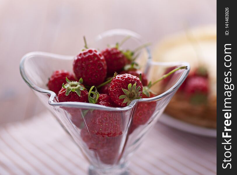 Sweet, fresh strawberries. Dessert