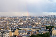 Montmartre - View Of Paris Royalty Free Stock Photo