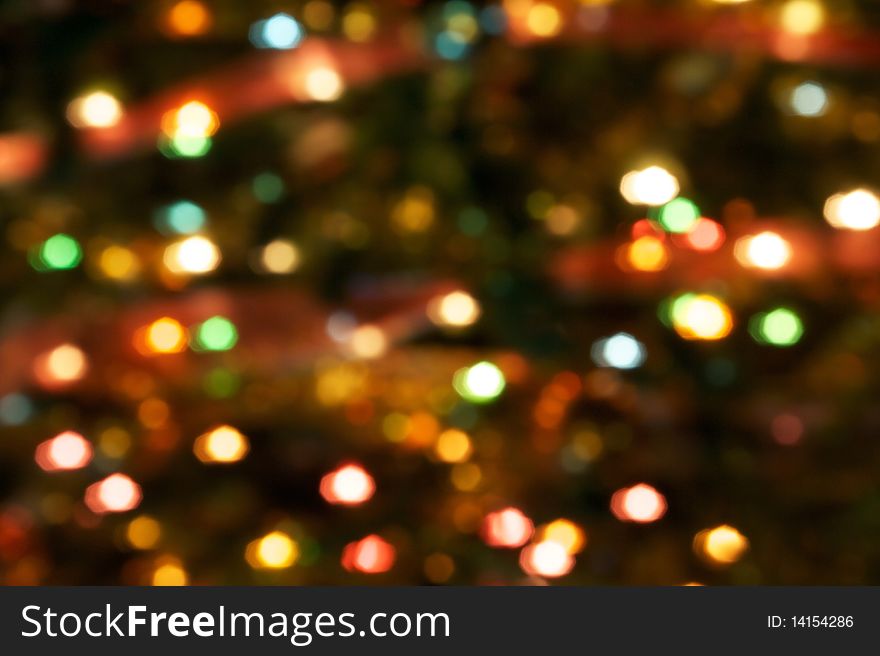 Abstract Lights Blur Background