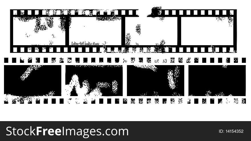 Abstract film real and stylization of a negative. Abstract film real and stylization of a negative