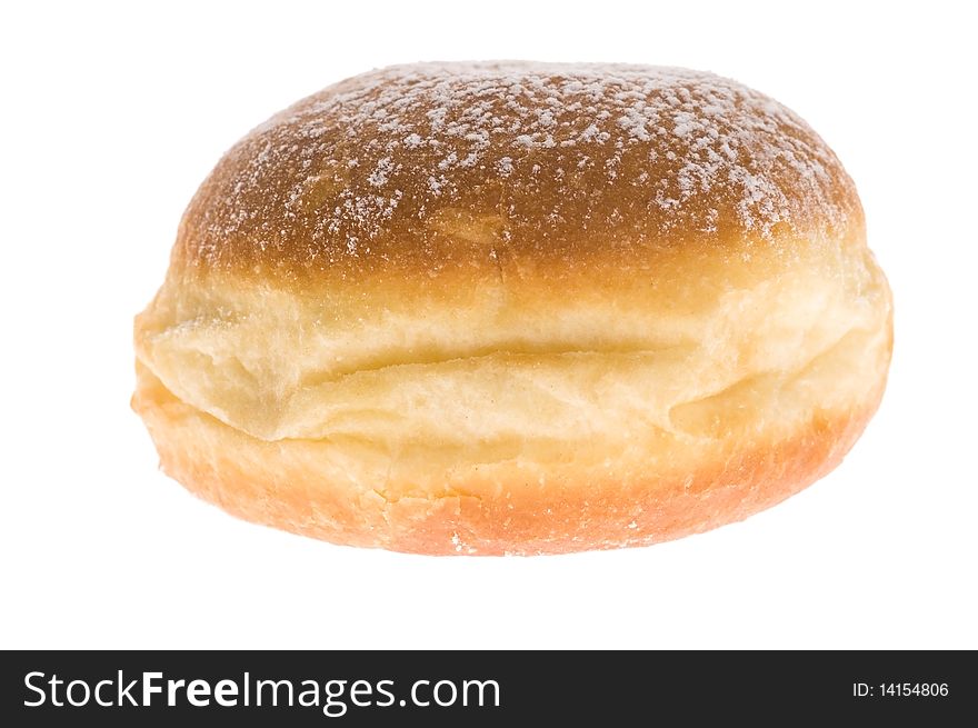Doughnut isolated on the white background. bake. Doughnut isolated on the white background. bake