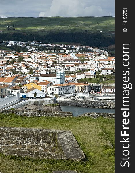 Misericordia Church at Angra do Heroismo, Terceira, Azores, Portugal. Misericordia Church at Angra do Heroismo, Terceira, Azores, Portugal.