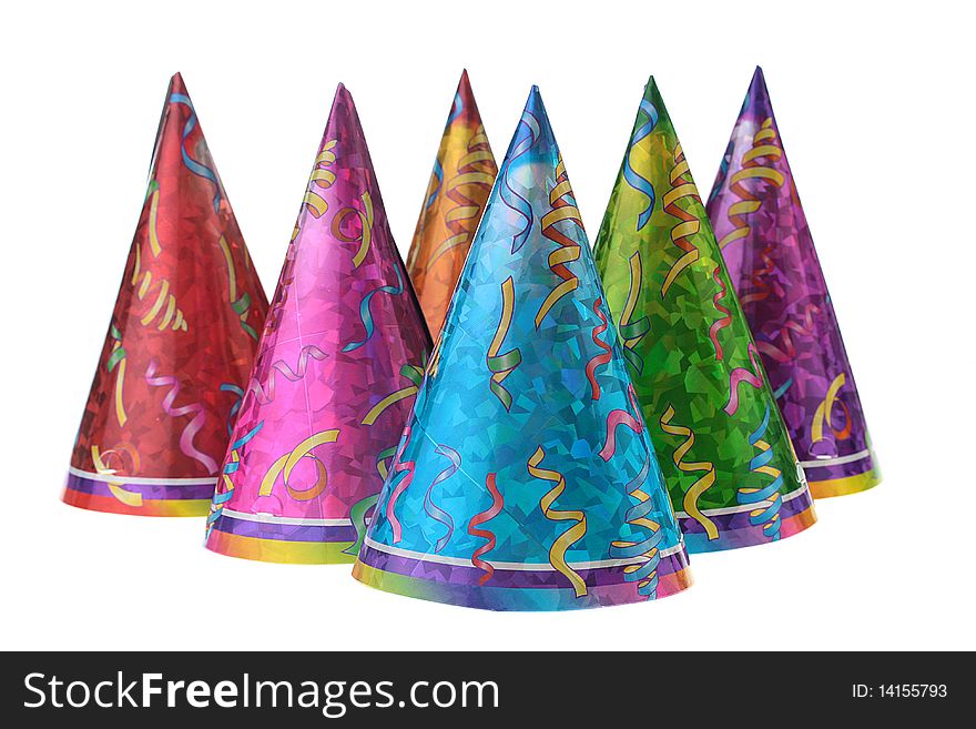 Hat in the form of a cap for celebrating of various events including birthdays. Hat in the form of a cap for celebrating of various events including birthdays.