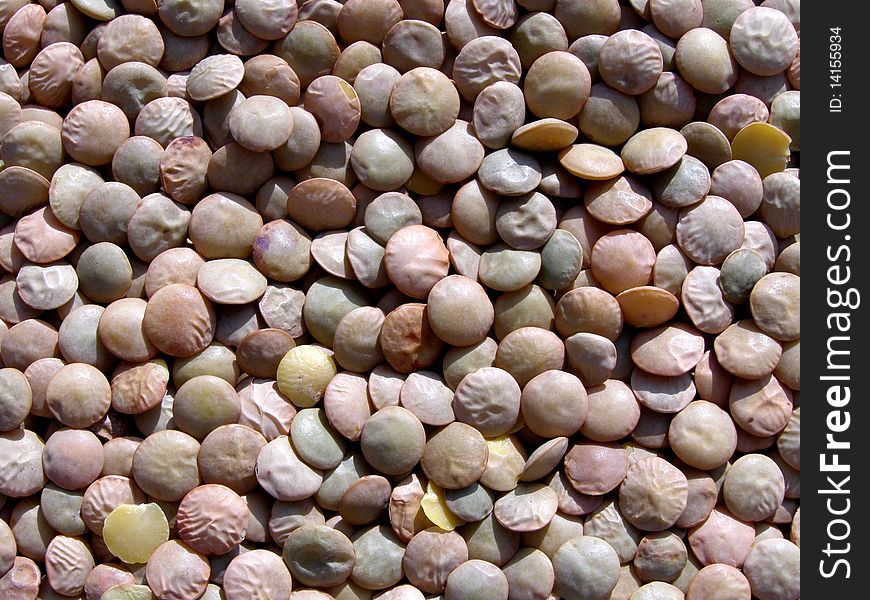 Detail photo texture of lentils legume background. Detail photo texture of lentils legume background