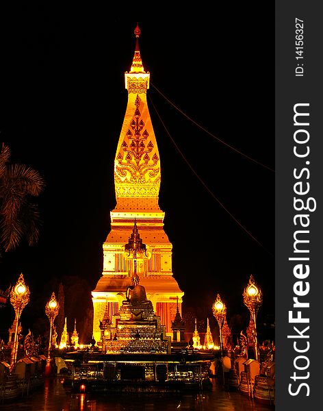 Popular Temple at Nakronphanom in Thailand. Popular Temple at Nakronphanom in Thailand.