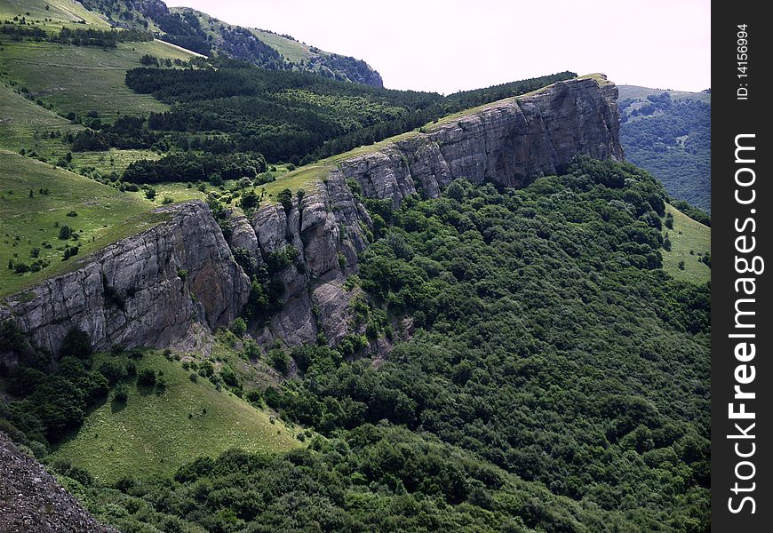 Mountains of Crimea.