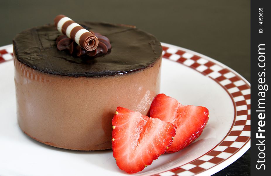 Delicious chocolate dessert