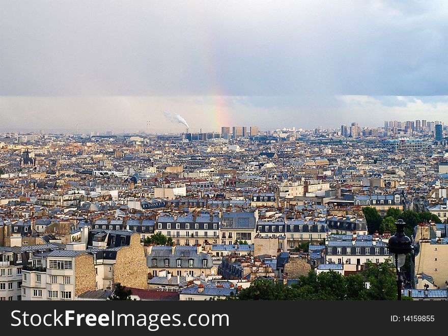 Montmartre - view of Paris