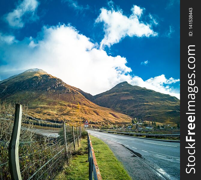 The Scottish Highlands On The Road To The Isles