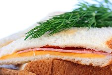 Hot Sandwich Royalty Free Stock Photography Hot Sandwich Royalty Free Stock Photography