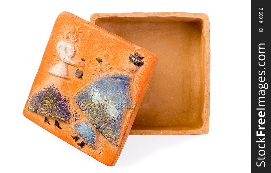 Ceramic box for domestic use