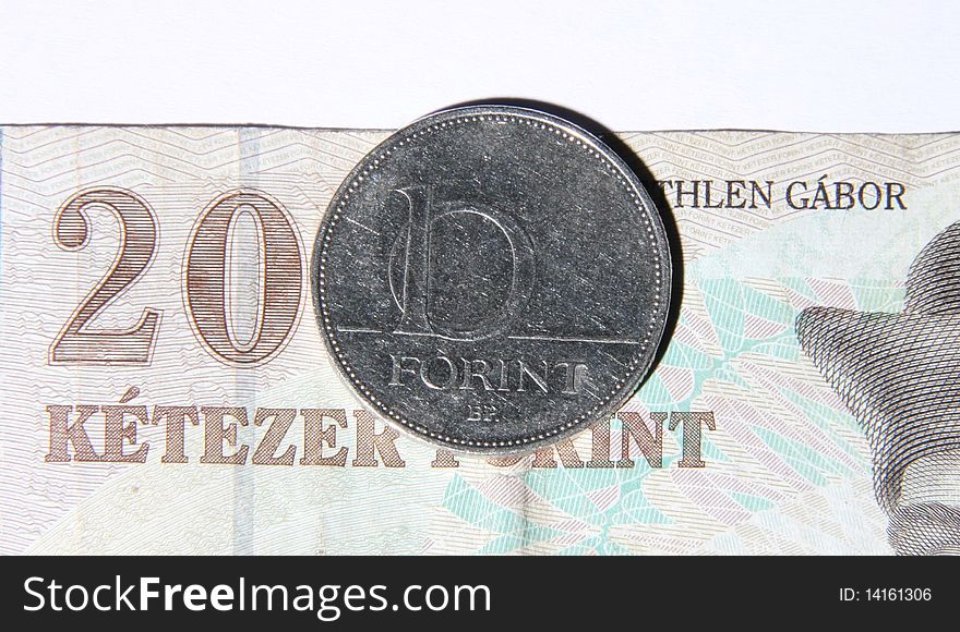 Hungarian money; two thousand ten forints -like this year's year. Hungarian money; two thousand ten forints -like this year's year.