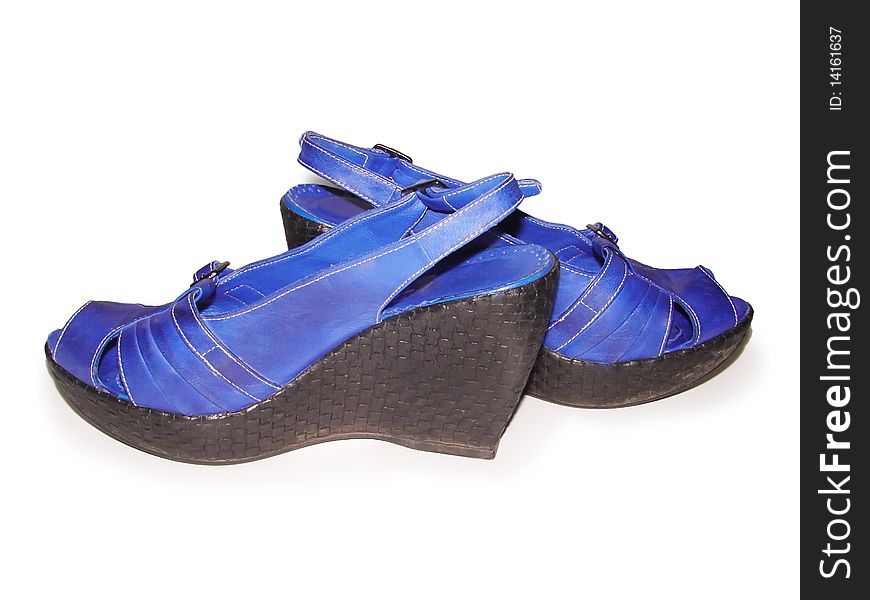 Woman S Blue Shoes