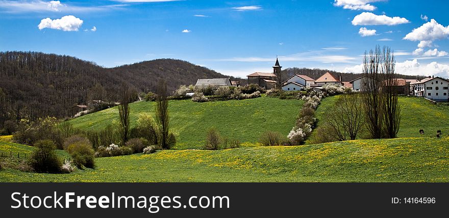 A Small Village In The Spanish Pyrenees Called Biz