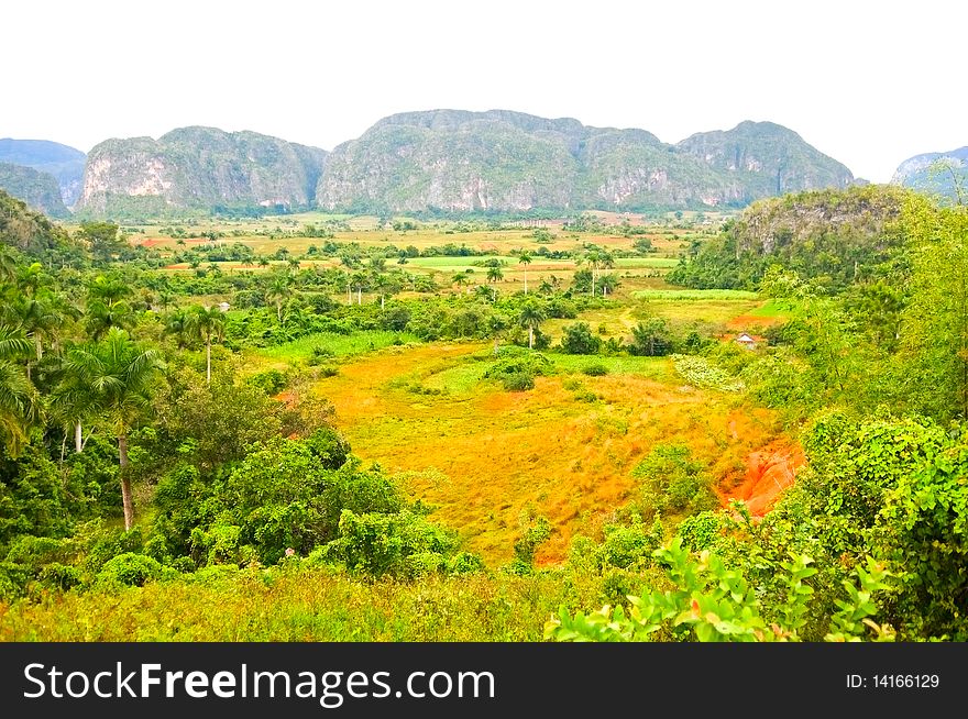 View of Vinales valley, Cuba