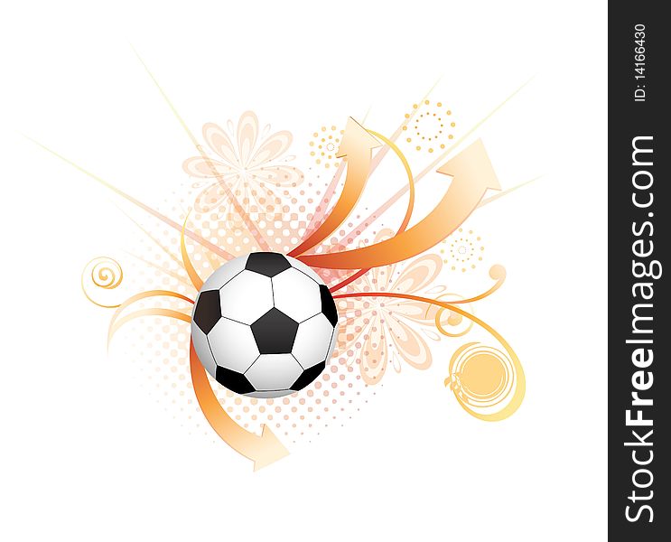 Abstract Football Creative Design