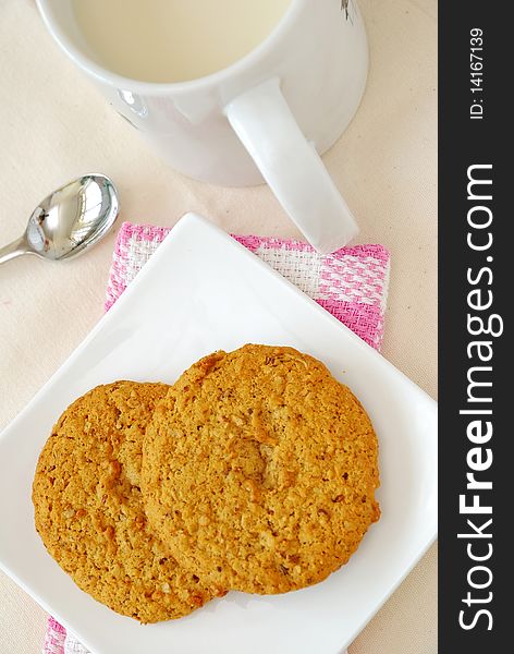 Delicious cookies for breakfast or snack