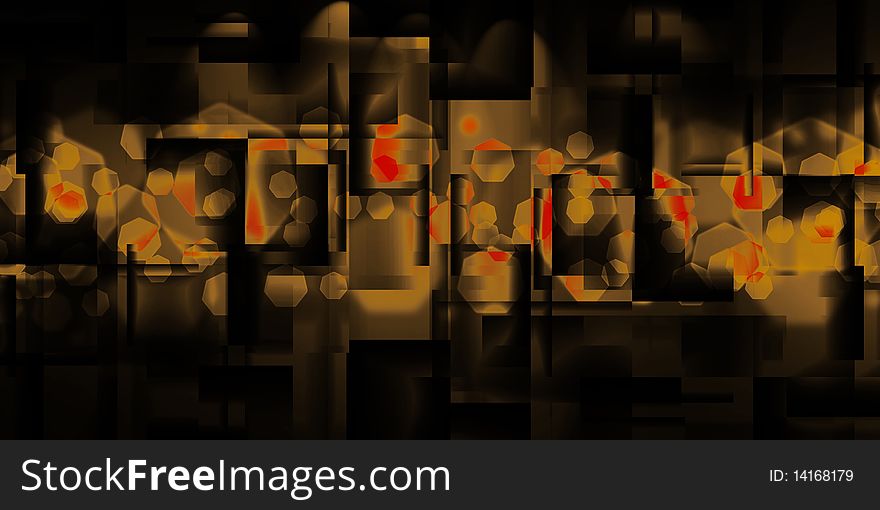 Abstract background of glossy squares