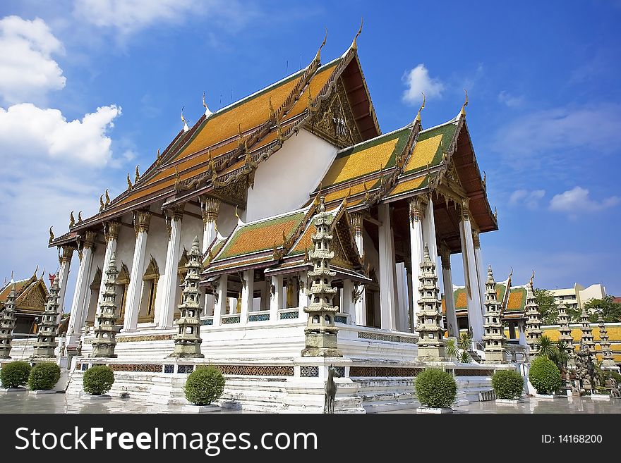 Old Thai Temple in Bangkok.