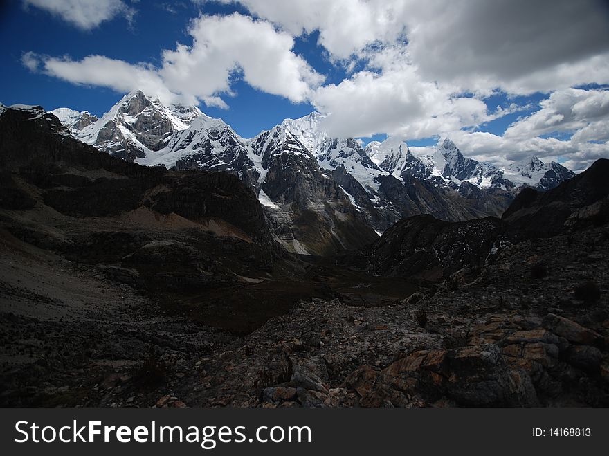 The amazing view from Huayhuash, Peru. The amazing view from Huayhuash, Peru