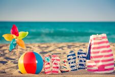 Free Summer Vacation Travel Sea Beach Royalty Free Stock Image - 141675466
