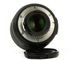 35mm Prime Dslr Lens Isolated Rear View Stock Photos
