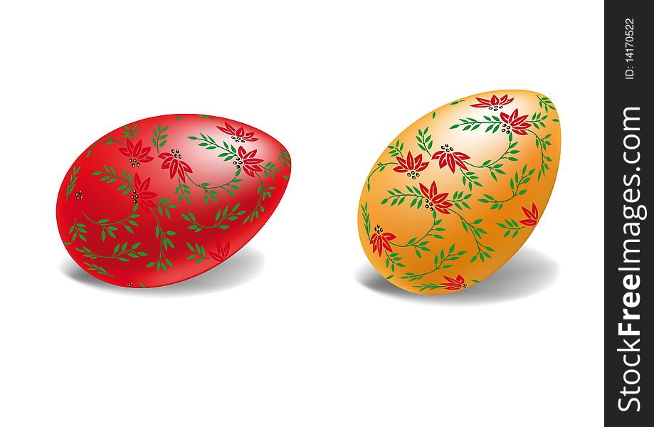 Peaster egg, pattern on egg