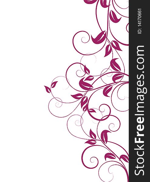 Abstract Floral Background