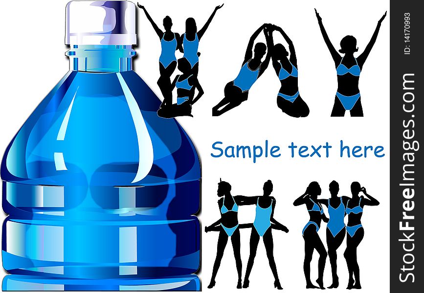 Bottled Water Vector