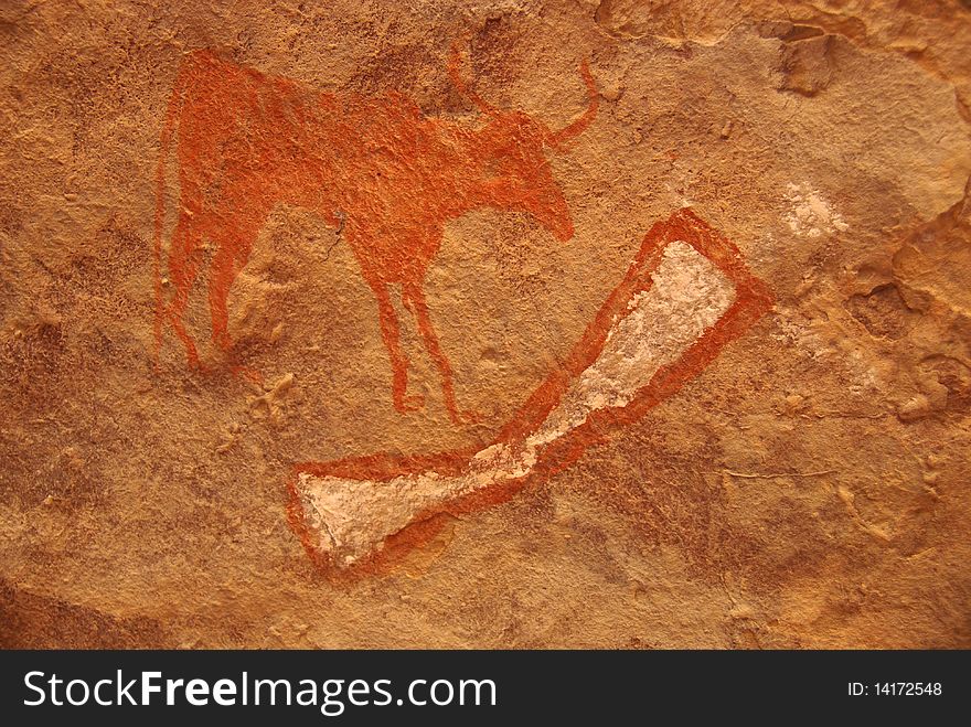 Rock Engraving, Libya