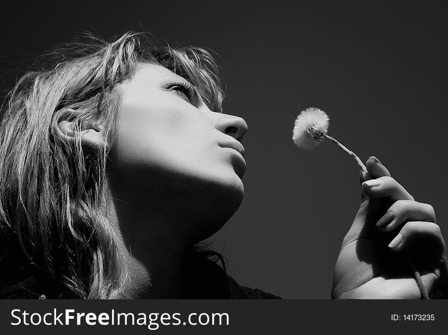 Woman With Dandelion