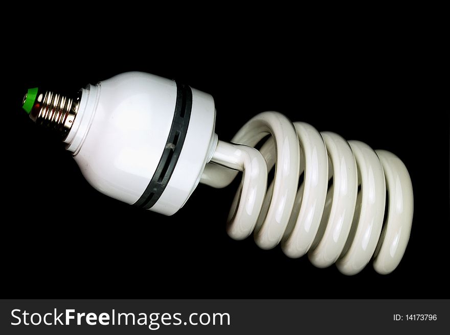 Light bulb isolated on a back ground，it's closed to our daily life.